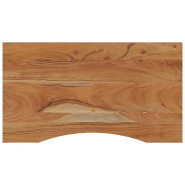 vidaXL Επιφάνεια Γραφείου Ορθογώνια 80x50x2,5cm Μασίφ Ξύλο Ακακίας