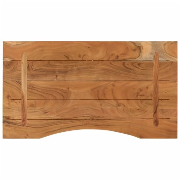 vidaXL Επιφάνεια Γραφείου Ορθογώνια 80x50x2,5cm Μασίφ Ξύλο Ακακίας