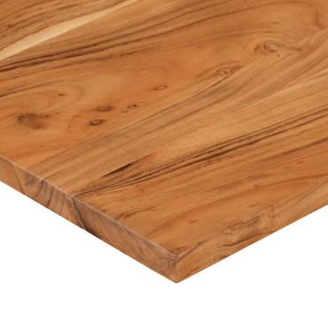 vidaXL Επιφάνεια Γραφείου Ορθογώνια 80x50x2,5cm Μασίφ Ξύλο Ακακίας