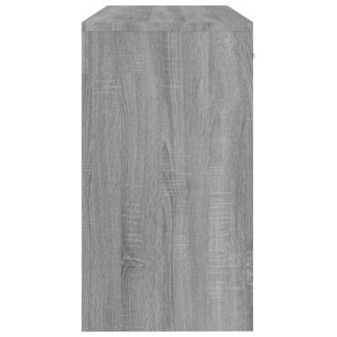 vidaXL Γραφείο με Συρτάρι & Ντουλάπι Γκρι Sonoma 100x40x73cm Επ.Ξύλο 1 τεμ.
