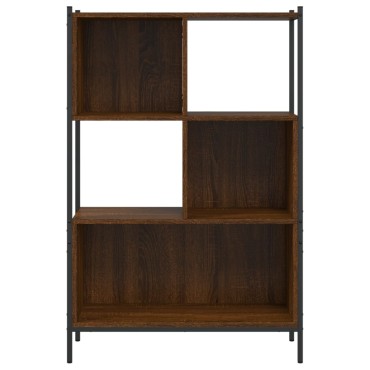 vidaXL Βιβλιοθήκη Καφέ Δρυς72x28x109cm από Επεξεργασμένο Ξύλο 1 τεμ.