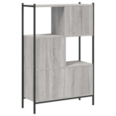 vidaXL Βιβλιοθήκη Γκρι Sonoma 72x28x109cm από Επεξεργασμένο Ξύλο 1 τεμ.