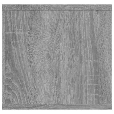 vidaXL Ραφιέρα Τοίχου Γκρι Sonoma 102x30x29cm Επεξεργασμένο Ξύλο 1 τεμ.