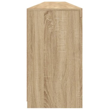 vidaXL Μπουφές με LED Sonoma Δρυς 283x37x67cm 1 τεμ.