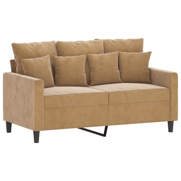 vidaXL Καναπές Διθέσιος Βελούδινος 138x77x80cm 1 τεμ.
