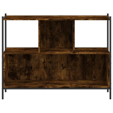 vidaXL Βιβλιοθήκη Καπνιστή Δρυς 102x28x77,5cm από Επεξεργασμένο Ξύλο 1 τεμ.