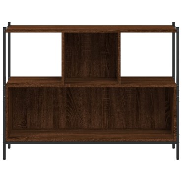 vidaXL Βιβλιοθήκη Καφέ Δρυς 102x28x77,5cm από Επεξεργασμένο Ξύλο 1 τεμ.