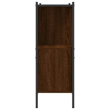 vidaXL Βιβλιοθήκη Καφέ Δρυς 102x28x77,5cm από Επεξεργασμένο Ξύλο 1 τεμ.