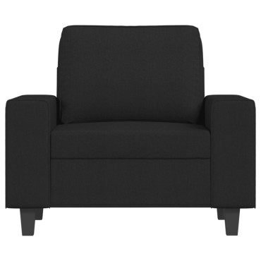 vidaXL Πολυθρόνα Μαύρη από Ύφασμα 94x77x80cm 1 τεμ. Γωνιακός