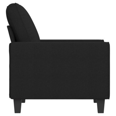 vidaXL Πολυθρόνα Μαύρη από Ύφασμα 94x77x80cm 1 τεμ. Γωνιακός