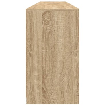 vidaXL Ντουλάπι με LED Sonoma Δρυς 181,5x37x67cm 1 τεμ.
