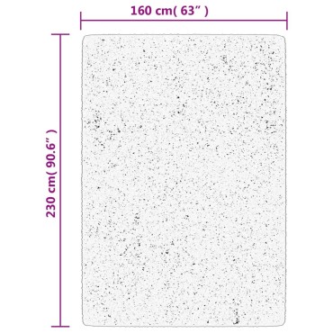 vidaXL Χαλί HUARTE με Κοντό Πέλος Μαλακό/ Πλενόμενο 160x230cm