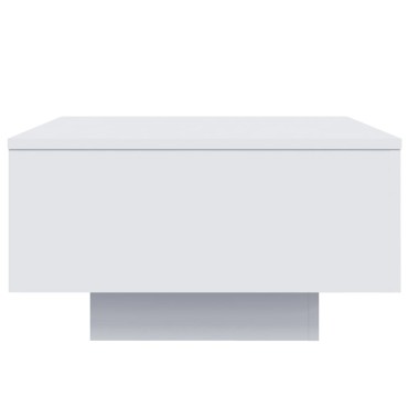 vidaXL Τραπεζάκι Σαλονιού Λευκό 55x55x31cm Επεξεργασμένο Ξύλο 1 τεμ.