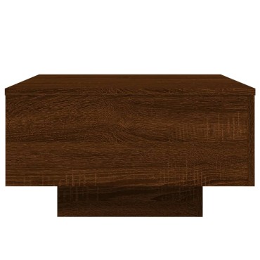 vidaXL Τραπεζάκι Σαλονιού Καφέ Δρυς 55x55x31cm Επεξεργασμ. Ξύλο 1 τεμ.