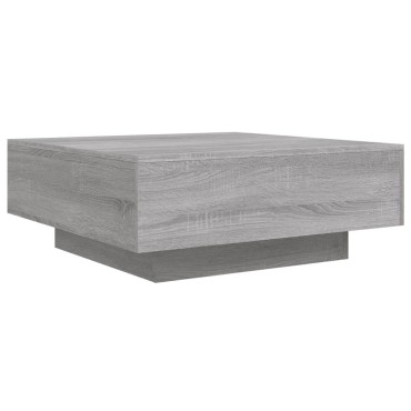 vidaXL Τραπεζάκι Σαλονιού Γκρι Sonoma 80x80x31cm Επεξεργασμένο Ξύλο 1 τεμ.