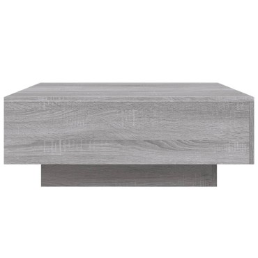 vidaXL Τραπεζάκι Σαλονιού Γκρι Sonoma 80x80x31cm Επεξεργασμένο Ξύλο 1 τεμ.