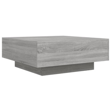 vidaXL Τραπεζάκι Σαλονιού Γκρι Sonoma 80x80x31cm Επεξεργασμένο Ξύλο 1 τεμ.