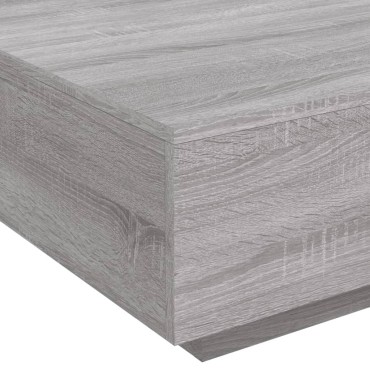 vidaXL Τραπεζάκι Σαλονιού Γκρι Sonoma 80x80x31cm Επεξεργασμένο Ξύλο 1 τεμ.