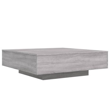 vidaXL Τραπεζάκι Σαλονιού Γκρι Sonoma 100x100x31cm Επεξεργ. Ξύλο 1 τεμ.