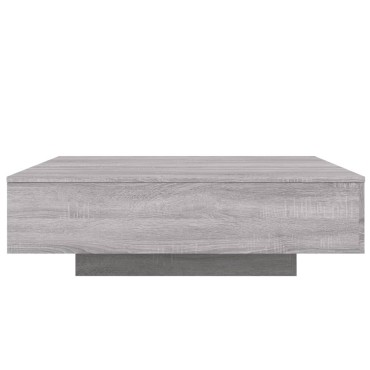 vidaXL Τραπεζάκι Σαλονιού Γκρι Sonoma 100x100x31cm Επεξεργ. Ξύλο 1 τεμ.