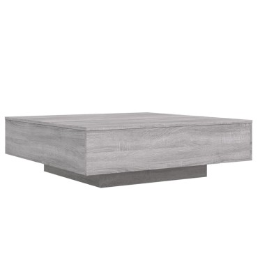 vidaXL Τραπεζάκι Σαλονιού Γκρι Sonoma 100x100x31cm Επεξεργ. Ξύλο 1 τεμ.