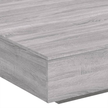 vidaXL Τραπεζάκι Σαλονιού Γκρι Sonoma 100x100x31cm Επεξεργ. Ξύλο 1 τεμ.