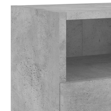 vidaXL Ντουλάπι Τοίχου Τηλεόρασης Γκρι Σκυρ. 60x30x30cm Επεξ. Ξύλο