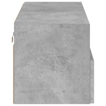 vidaXL Έπιπλο Τοίχου Τηλεόρασης Γκρι Σκυρ. 80x30x30cm Επεξ. Ξύλο