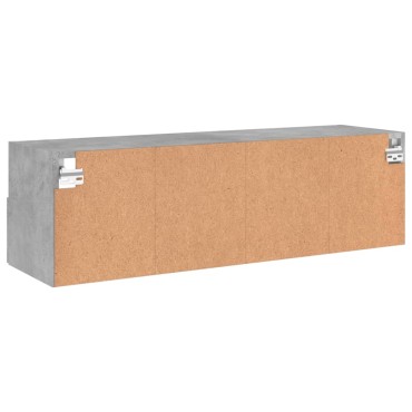 vidaXL Έπιπλο Τοίχου Τηλεόρασης Γκρι Σκυρ. 100x30x30cm Επεξ. Ξύλο