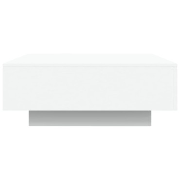 vidaXL Τραπεζάκι Σαλονιού Λευκό 80x80x31cm Επεξεργασμένο Ξύλο 1 τεμ.
