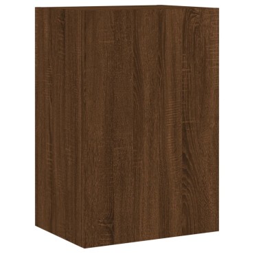 vidaXL Έπιπλο Τοίχου Τηλεόρασης Καφέ Δρυς 40,5x30x60cm Επεξ. Ξύλο