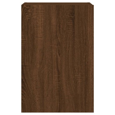 vidaXL Έπιπλο Τοίχου Τηλεόρασης Καφέ Δρυς 40,5x30x60cm Επεξ. Ξύλο