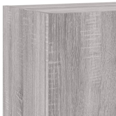 vidaXL Έπιπλο Τοίχου Τηλεόρασης Γκρι Sonoma 40,5x30x60cm Επεξ. Ξύλο