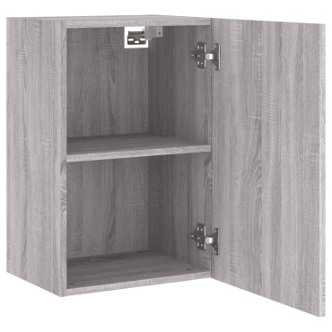 vidaXL Έπιπλο Τοίχου Τηλεόρασης Γκρι Sonoma 40,5x30x60cm Επεξ. Ξύλο