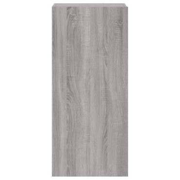 vidaXL Έπιπλο Τοίχου Τηλεόρασης Γκρι Sonoma 40,5x30x90cm Επεξ. Ξύλο