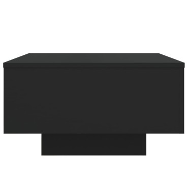 vidaXL Τραπεζάκι Σαλονιού Μαύρο 55x55x31cm από Επεξεργασμένο Ξύλο 1 τεμ.