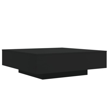 vidaXL Τραπεζάκι Σαλονιού Μαύρο 100x100x31cm από Επεξεργασμένο Ξύλο 1 τεμ.