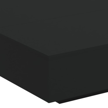 vidaXL Τραπεζάκι Σαλονιού Μαύρο 100x100x31cm από Επεξεργασμένο Ξύλο 1 τεμ.