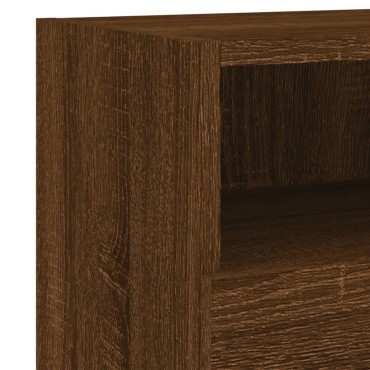 vidaXL Ντουλάπι Τοίχου Τηλεόρασης Καφέ Δρυς 60x30x30cm Επεξ. Ξύλο