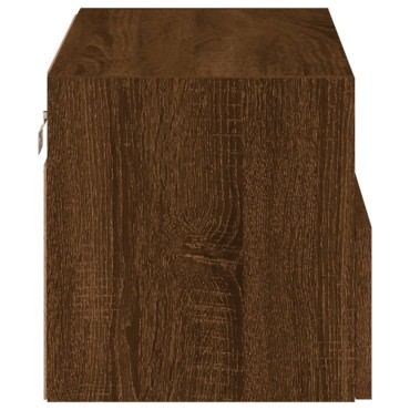 vidaXL Ντουλάπι Τοίχου Τηλεόρασης Καφέ Δρυς 60x30x30cm Επεξ. Ξύλο