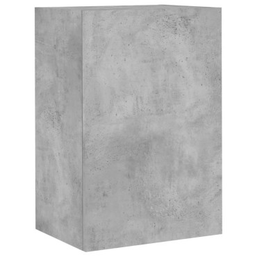 vidaXL Έπιπλο Τοίχου Τηλεόρασης Γκρι Σκυρ. 40,5x30x60cm Επεξ. Ξύλο