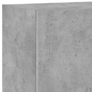 vidaXL Έπιπλο Τοίχου Τηλεόρασης Γκρι Σκυρ. 40,5x30x60cm Επεξ. Ξύλο