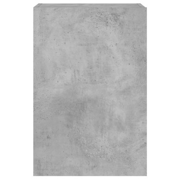 vidaXL Έπιπλο Τοίχου Τηλεόρασης Γκρι Σκυρ. 40,5x30x60cm Επεξ. Ξύλο