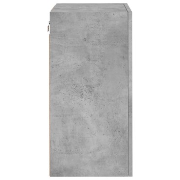 vidaXL Έπιπλο Τοίχου Τηλεόρασης Γκρι Σκυρ. 40,5x30x60cm Επεξ. Ξύλο