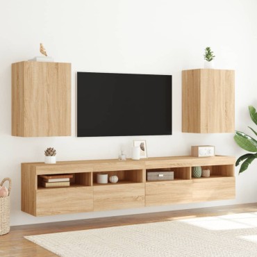 vidaXL Έπιπλο Τοίχου Τηλεόρασης Sonoma Δρυς 40,5x30x60cm Επεξ. Ξύλο