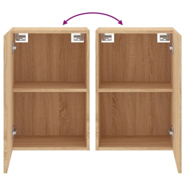 vidaXL Έπιπλο Τοίχου Τηλεόρασης Sonoma Δρυς 40,5x30x60cm Επεξ. Ξύλο