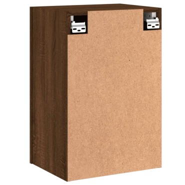 vidaXL Έπιπλα Τοίχου Τηλ. 2 τεμ. Καφέ Δρυς 40,5x30x60cm Επεξ. Ξύλο