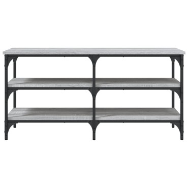 vidaXL Παπουτσοθήκη Γκρι Sonoma 100x38,5x49cm από Επεξεργασμένο Ξύλο 1 τεμ.