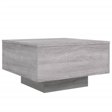 vidaXL Τραπεζάκι Σαλονιού Γκρι Sonoma 55x55x31cm Επεξεργασμένο Ξύλο 1 τεμ.