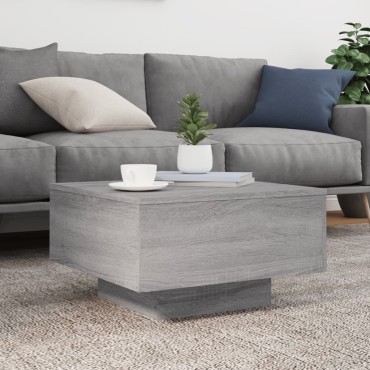 vidaXL Τραπεζάκι Σαλονιού Γκρι Sonoma 55x55x31cm Επεξεργασμένο Ξύλο 1 τεμ.